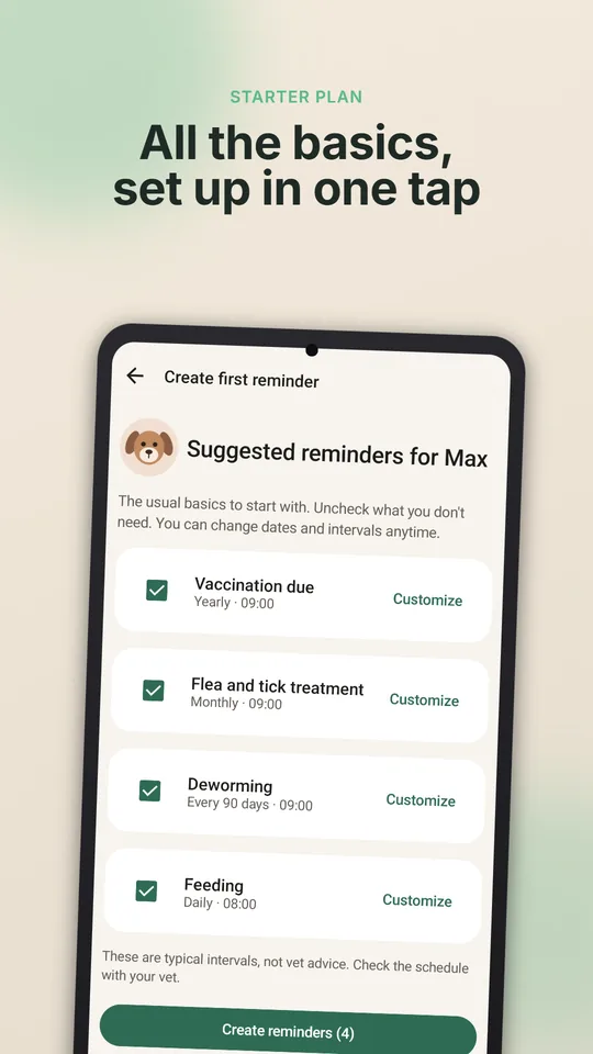 PetCare Offline: напоминания о прогулках, воде и уходе
